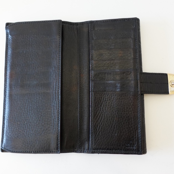 Gucci “Signoria” Continental Wallet – Black Guccissima Leather - Picture 3 of 6